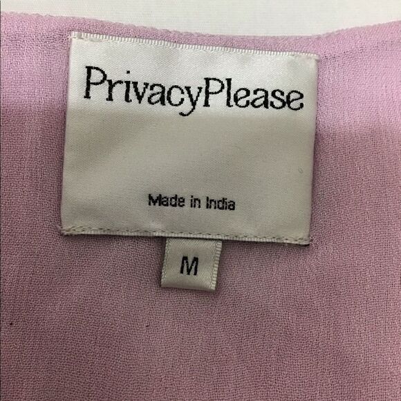 Privacy Please Lavender Lilac Purple Byron Cutout Slit Maxi Dress Size Medium - Picture 9 of 11